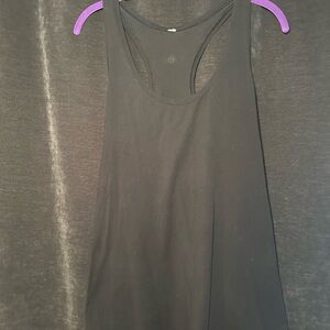 lululemon athletica Black Sleeveless Scoop Neck Tank Top